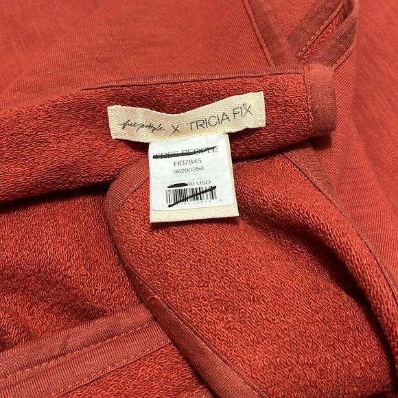 Free People x Tricia Fix Terry Fleece Throw NWT - Picture 4 of 12